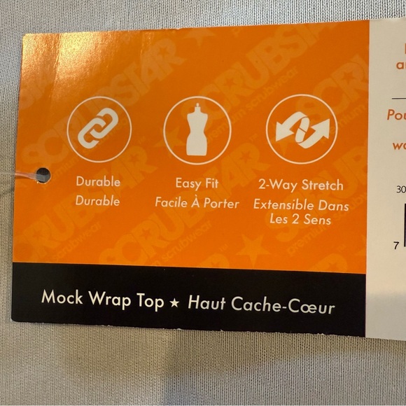 Scrubstar Scrubs Top Women's Purple Size XS - Picture 14 of 14